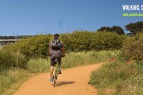Cycling, walking, riding slider