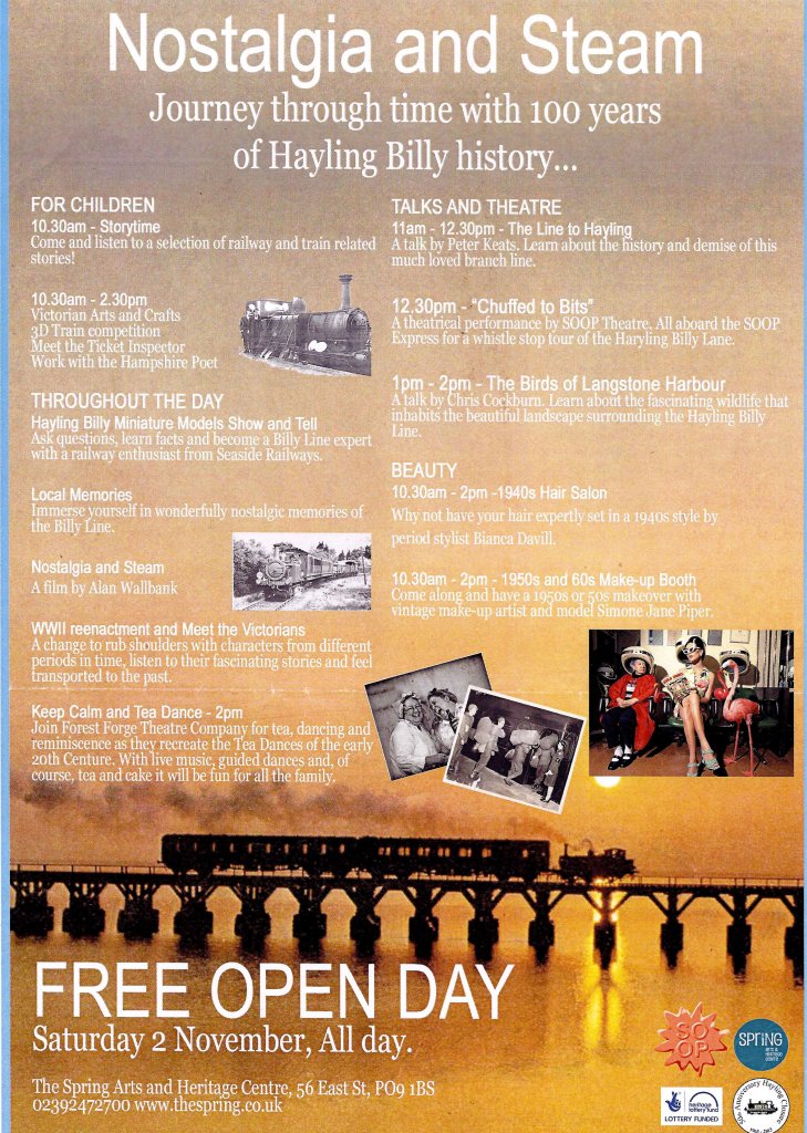 Open Day poster - The Spring November 2