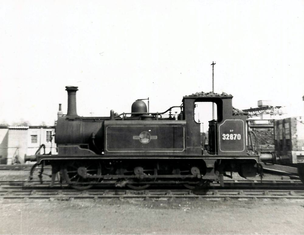 Terrier 32670 in Fratton yard. Michael Harvey collection